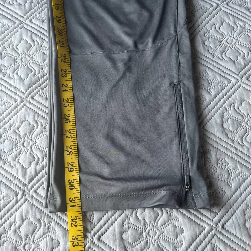 Reebok Mens Gray  Elastic Waist Drawstring Activewear Sport Pants Size‎ XL